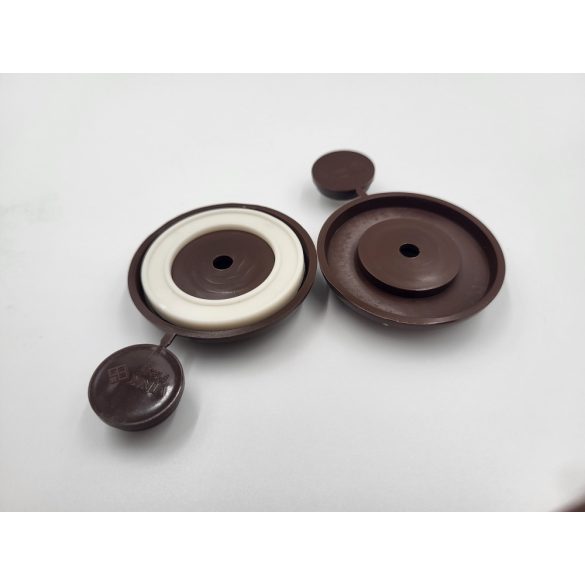 Vízhatlan leszorító kupak alátéttel, Barna (10db/csomag)