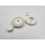   Vízhatlan leszorító kupak alátéttel, Fehér (10db/csomag)