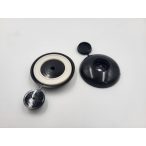   Vízhatlan leszorító kupak alátéttel, Fekete (10db/csomag)