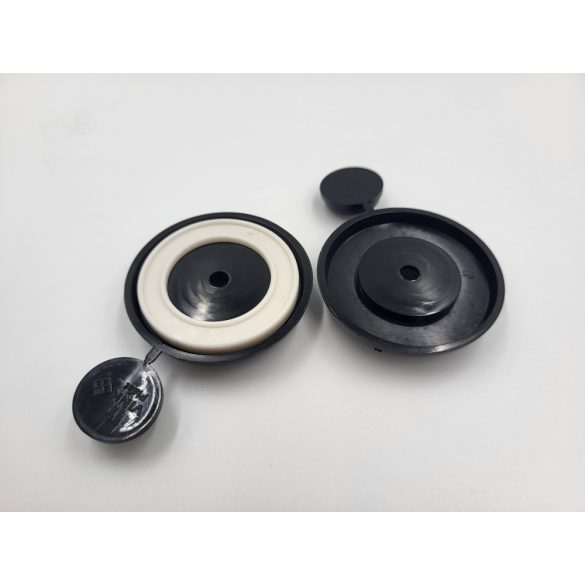 Vízhatlan leszorító kupak alátéttel, Fekete (10db/csomag)